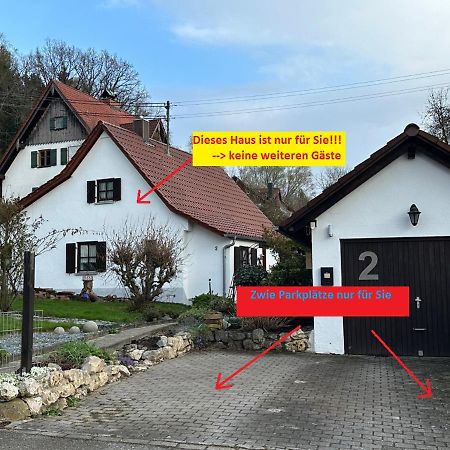 Ferienparadies Am Kammerberg - Ein Ganzes Haus Fuer Sie Alleine!!! Weißenhorn Eksteriør billede
